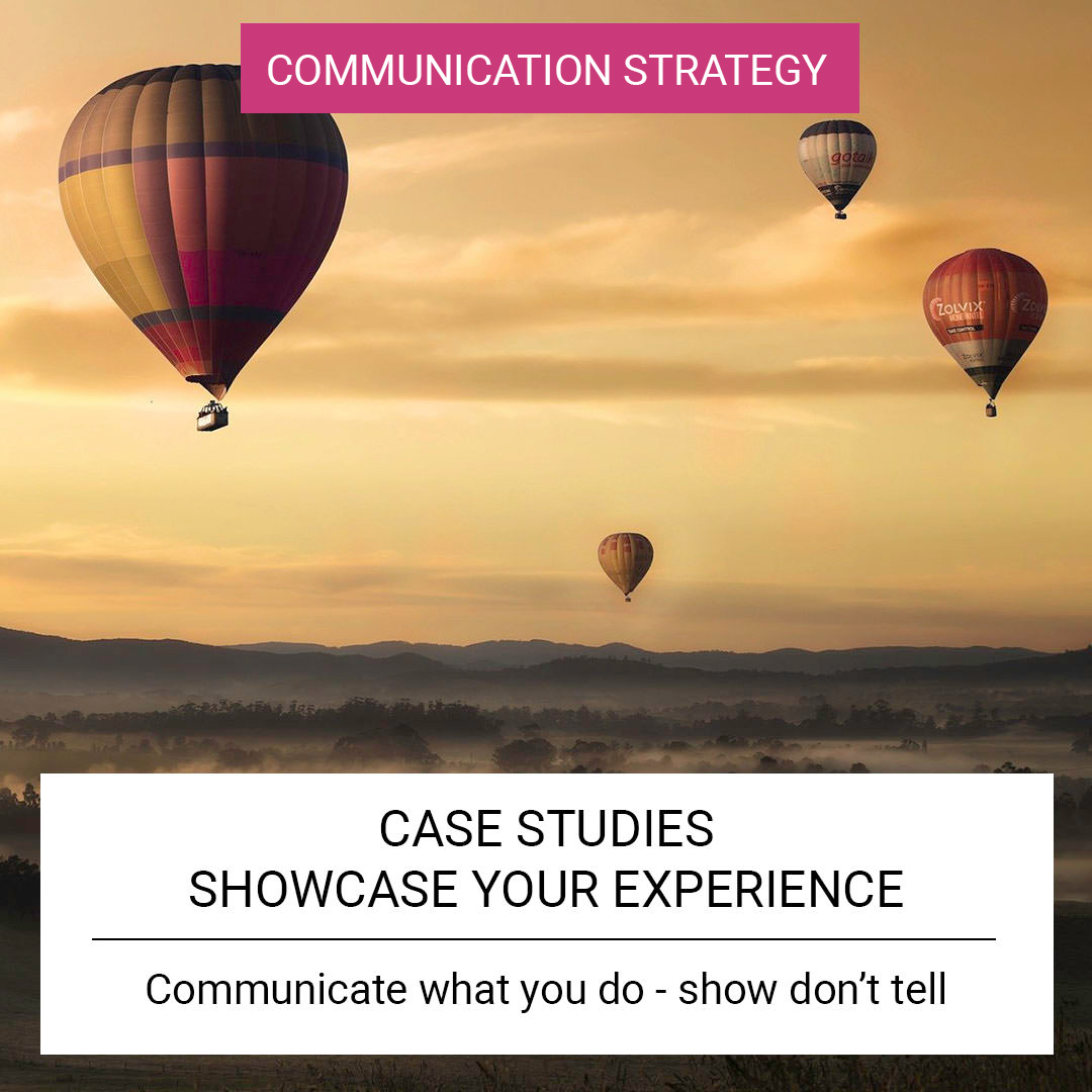 Case Studies - Showcase your experience