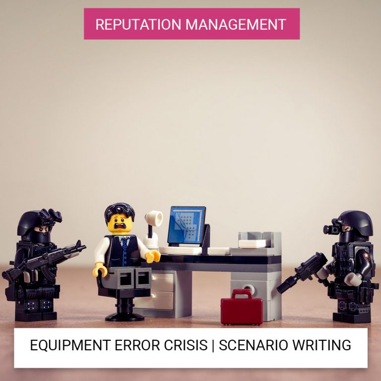 equipment error crisis scenario